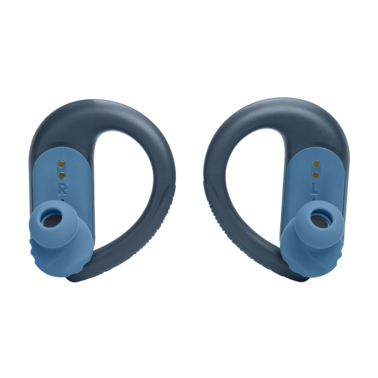 JBL Endurance Peak 3 - Blue - Dust and water proof True Wireless active earbuds - Back